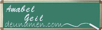 Amabel Geil Visitenkarte